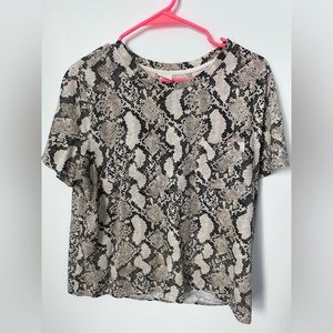 H&M Snakeskin Tshirt